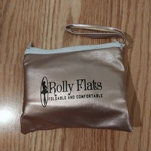 Rolly Flats Ballet Travel Roll-Up Slippers Zipper Bag